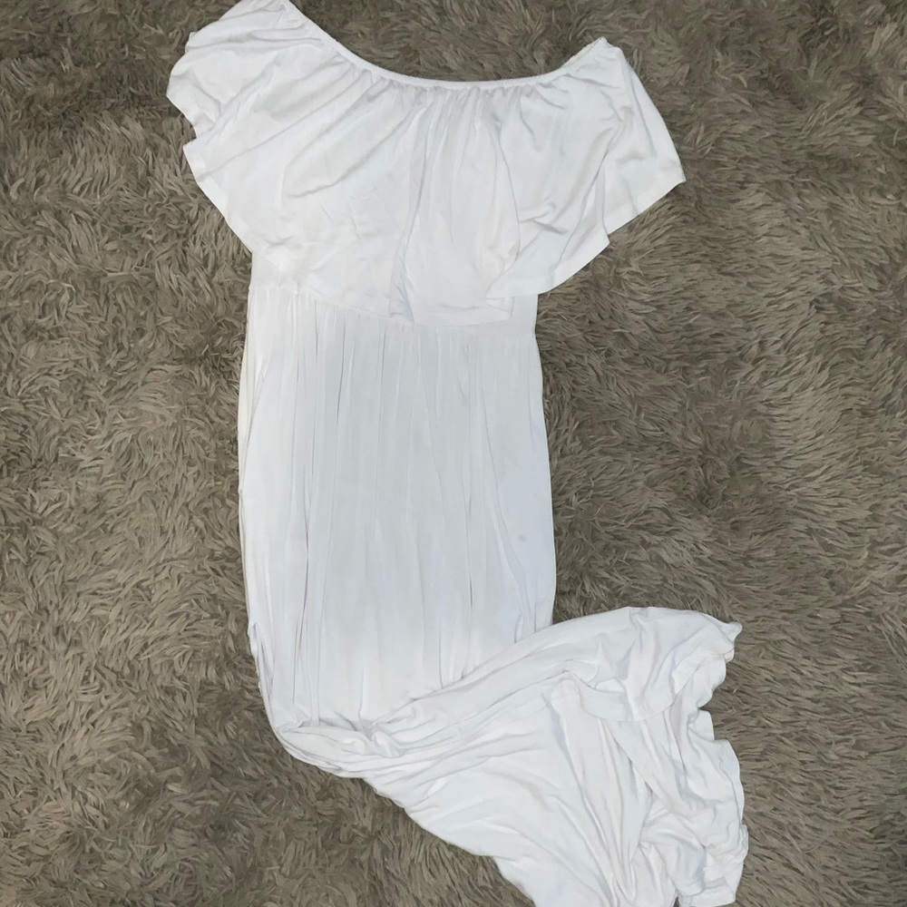 White off -the shoulder Dress